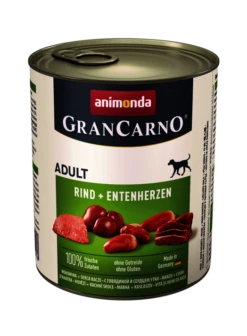 ANIMONDA GranCarno Adulte Chien Coeur De Boeuf Et Canard 800g X6