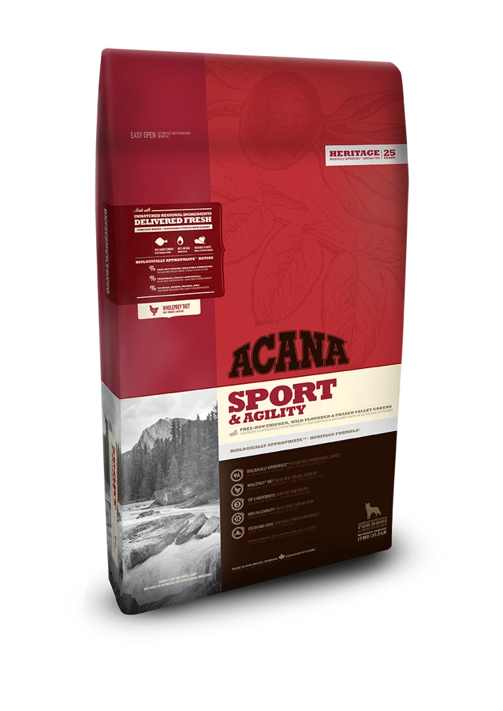 Acana Heritage Sport & Agility 17kg + Surprise Gratuite Pour Chien