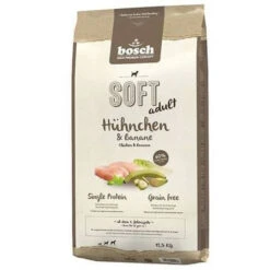 BOSCH Soft Adult Poulet Et Banane 12.5kg+ Surprise Gratuite Pour Chien