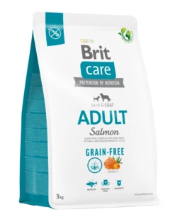 BRIT CARE Grain-free Adult Salmon 3kg X2