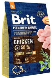 Brit Premium By Nature Junior M Au Poulet3 Kg
