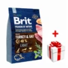 Brit Premium By Nature Light Avec Dinde Et Avoine 3kg + Surprise Gratuite Pour Chien -Chien Fournitures Boutique fre pl Brit Premium By Nature Light avec dinde et avoine 3kg Surprise gratuite pour chien 27156 1