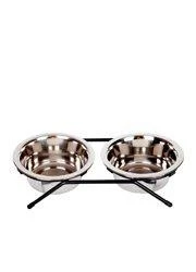 DINGO Set D'alimentation - Cadre Métallique + 2 Bols De 0,35l