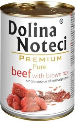Dolina Noteci Premium Pure Bœuf Avec Riz Brun 400g X12