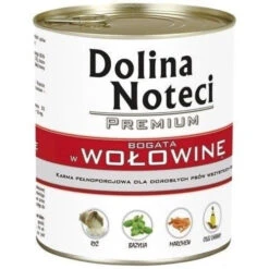 Dolina Noteci Premium Riche En Viande De Bœuf 800g X6 -Chien Fournitures Boutique fre pl Dolina Noteci Premium riche en viande de boeuf 800g 15528 1