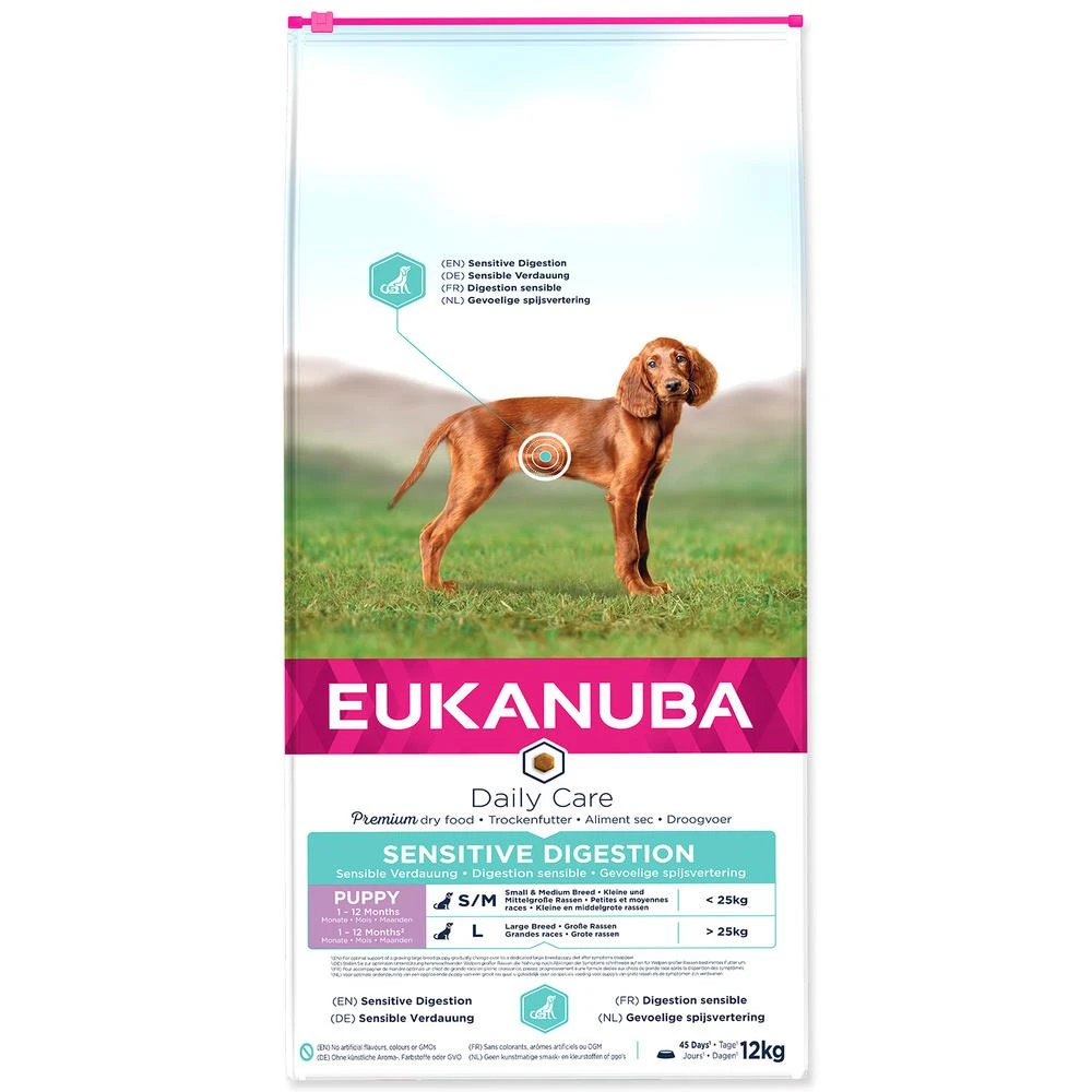 EUKANUBA Chiot à Digestion Sensible 12kg