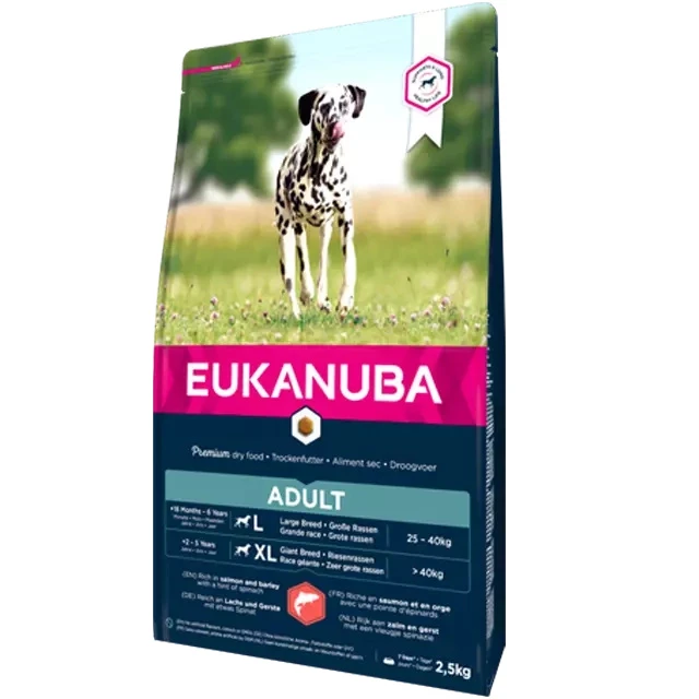 Eukanuba Adultes Saumon & Orge 2,5kg 3 Eukanuba Adultes Saumon & Orge 2,5kg