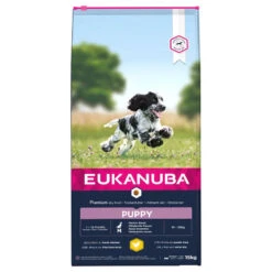 Eukanuba Puppy&Junior Medium Breed 15kg+Surprise Gratuite Pour Votre Chien -Chien Fournitures Boutique fre pl Eukanuba Puppy Junior Medium Breed 15kg 15269 2