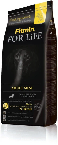 FITMIN For Life Mini Adult 3kg + Surprise Gratuite Pour Chien