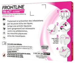 FRONTLINE Tri-Act Pour Chiens 3x6ml -Chien Fournitures Boutique fre pl FRONTLINE Tri Act Pour chiens 3x6ml 8673 5