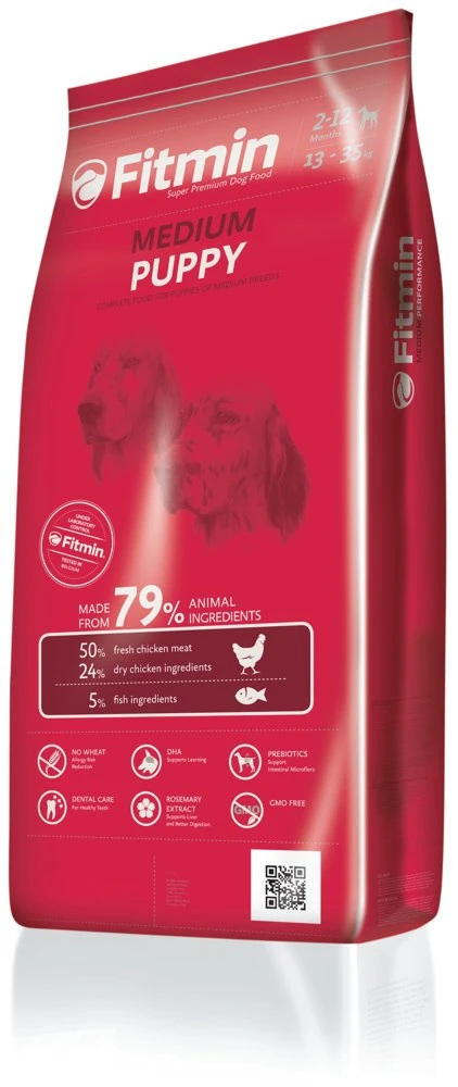 Fitmin Medium Puppy Poulet 15kg 3 Fitmin Medium Puppy Poulet 15kg