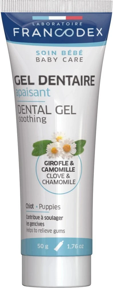 Francodex Gel Dentaire Apaisant Pour Chiots 50g 4 Francodex Gel Dentaire Apaisant Pour Chiots 50g – Image 2