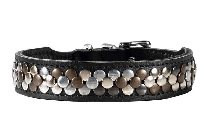 Hunter Arizona Collier Pour Chien En Cuir De Vachette Noir 32 Cm 3 Hunter Arizona Collier Pour Chien En Cuir De Vachette Noir 32 Cm