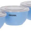 KERBL Ensemble De Bols En Acier Inoxydable Avec Couvercles