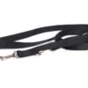 Laisse Réglable DogStuffs - Noir 25mm/220cm -Chien Fournitures Boutique fre pl Laisse reglable DogStuffs Noir 25mm 220cm 27626 1