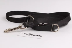 Laisse Réglable DogStuffs - Noir 25mm/220cm -Chien Fournitures Boutique fre pl Laisse reglable DogStuffs Noir 25mm 220cm 27626 3