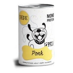 PEPE MONO PROTEIN Porc 5x400g+1 GRATIS !!! -Chien Fournitures Boutique fre pl PEPE MONO PROTEIN Porc 400g 26579 1