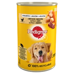 Pedigree Nourriture Humide Pour Chiens Adultes Avec Poulet Et Légumes En Gelée 400g X24 -Chien Fournitures Boutique fre pl Pedigree Nourriture humide pour chiens adultes avec poulet et legumes en gelee 400g 9633 1 1