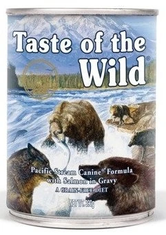 TASTE OF THE WILD Pacific Stream Pâtée Au Saumon Sans Céréales Pour Chien Adulte 390g X12