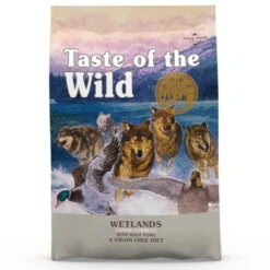 TASTE OF THE WILD Wetlands Au Canard Sans Céréales Pour Chien 2kg+Surprise Gratuite Pour Chien -Chien Fournitures Boutique fre pl TASTE OF THE WILD Wetlands au Canard Sans Cereales pour chien 2kg 11424 1
